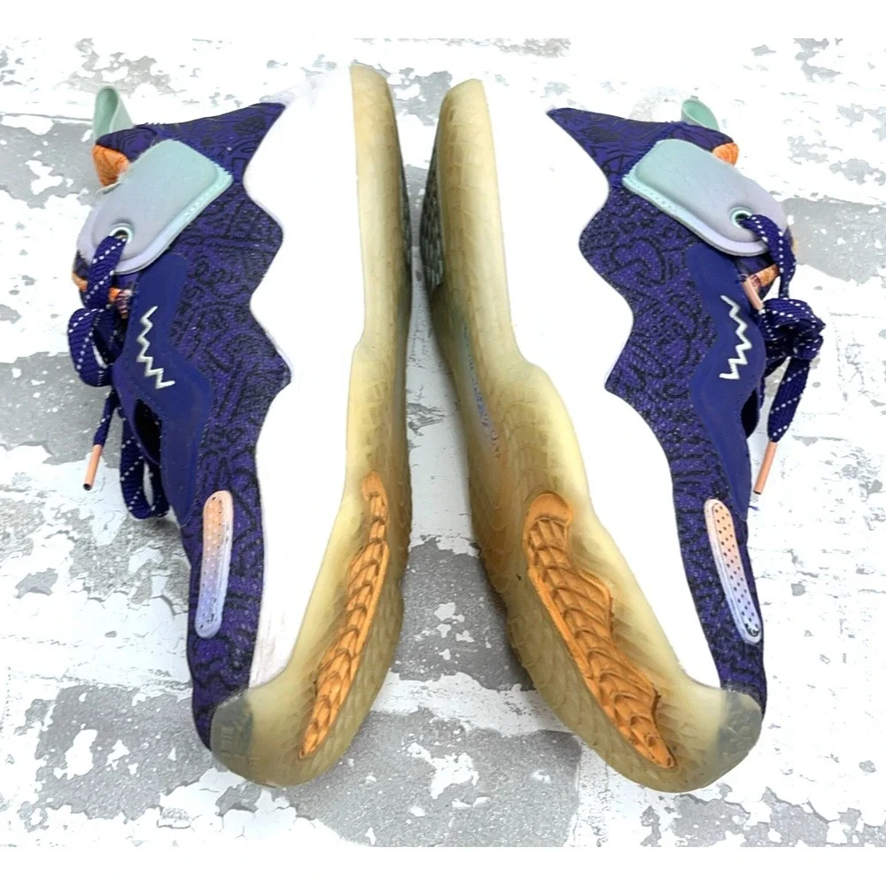 Adidas D.O.N Issue #3 Jazz Purple Yellow Donovan Mitchell‎ DON Sneaker Size 5.5